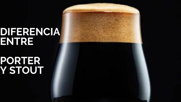 Diferencia entre cerveza porter y stout: descubre las sutiles características que las distinguen